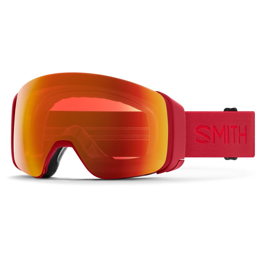 Smith 4D Mag Goggles - Crimson Red - CER/CSY Lenses - Like New! Worn twice